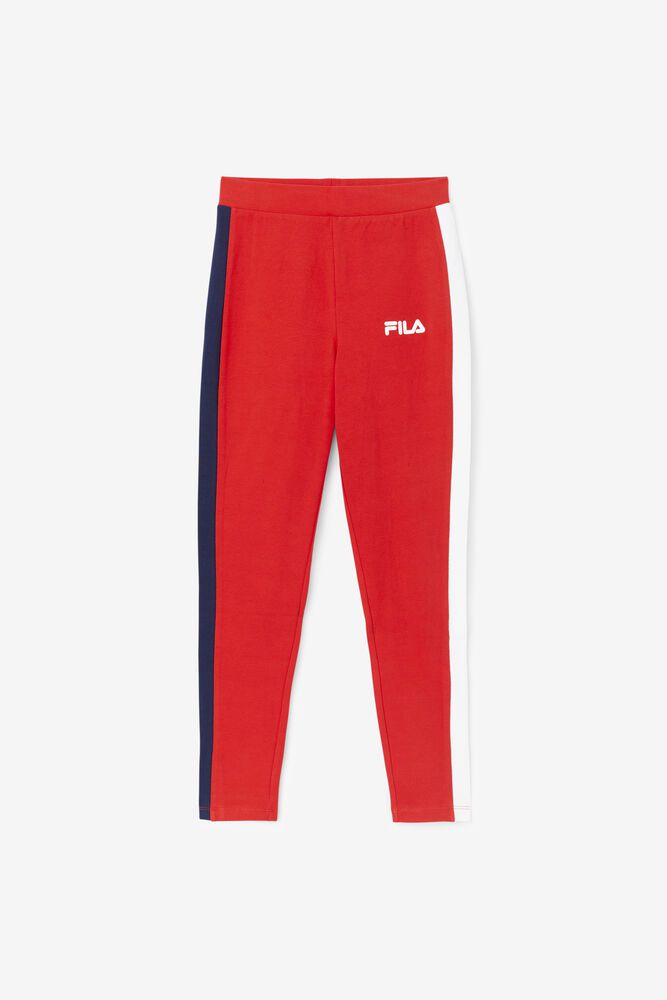 Fila Legging Womens Red - Mercy - Philippines 9745160-DH